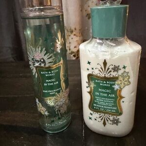 FULL SIZE Bath and Body Magic in the air lotion and spray mist